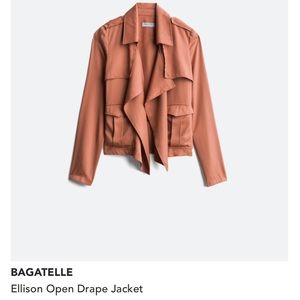 Bagatelle Ellison open drape jacket brand new/never worn